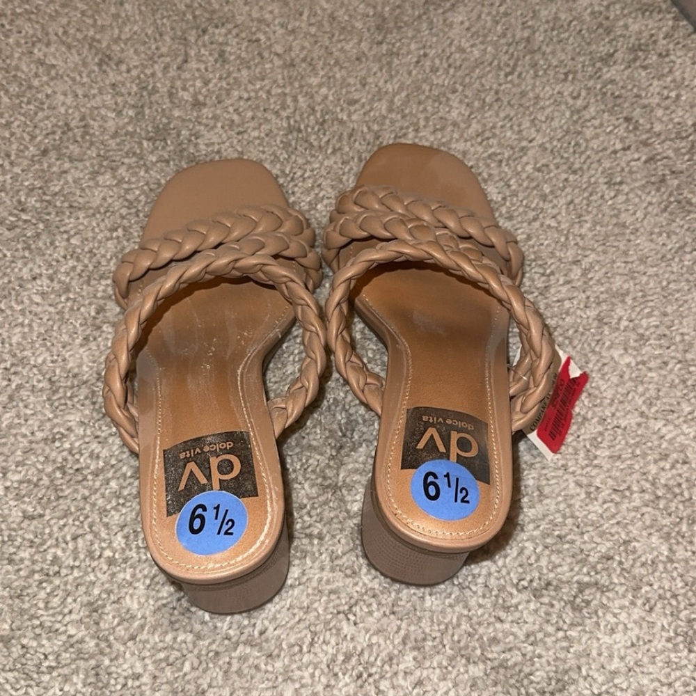 Women's Tan Braided Sandals